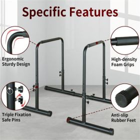 Power Tower Pull Pull Up Rod Stand, Adjustable Height Heavy Duty Multi Functional Fitness Training Equipment