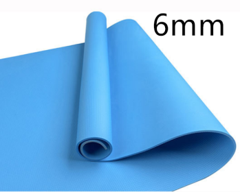 Super Soft  EVA Fitness Composite Mat Yoga Mat 4mm 6mm (Option: Blue6mm)