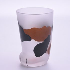 Creative Cute Cat Paws Glass Tiger Paws Mug Office Coffee Mug Tumbler Personality Breakfast Milk Porcelain Cup Gift (Option: Sanhua)